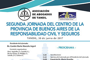 Segunda Jornada del Centro de la Pcia. de Bs. As. sobre Responsabilidad Civil y Seguros