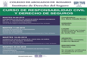 Curso de Responsabilidad Civil y Seguro